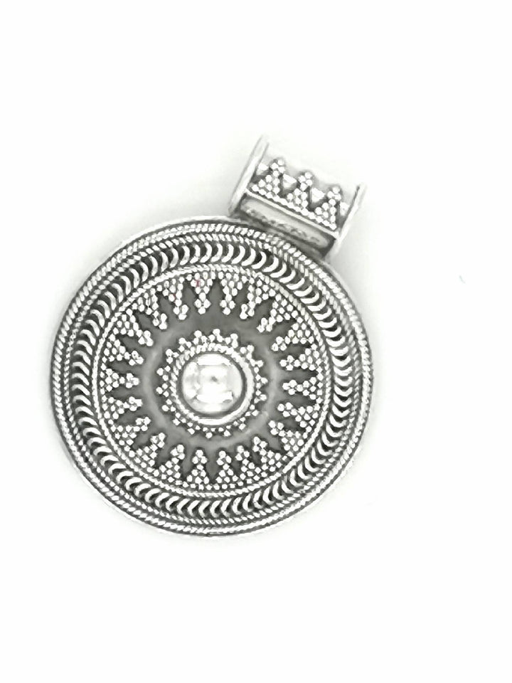 Vintage Boho Pendant 925 Silver