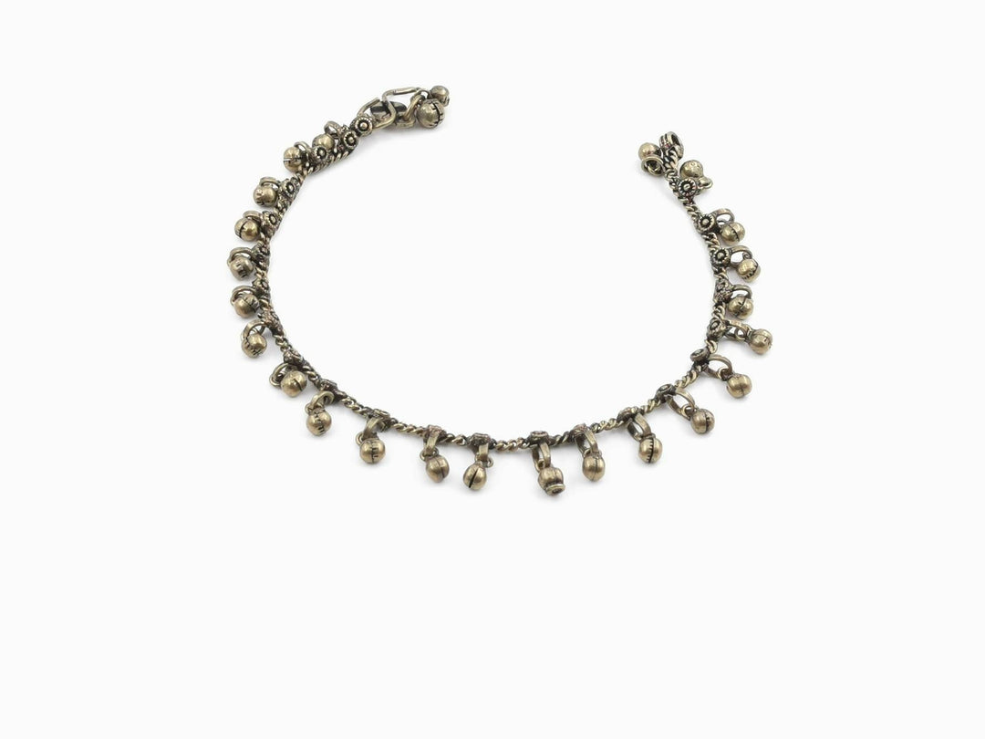 Brass Anklet with Bells