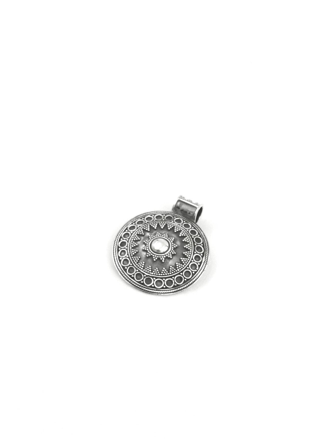 Vintage Boho Pendant 925 Silver