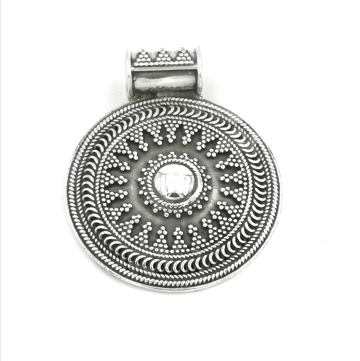 Vintage Boho Pendant 925 Silver