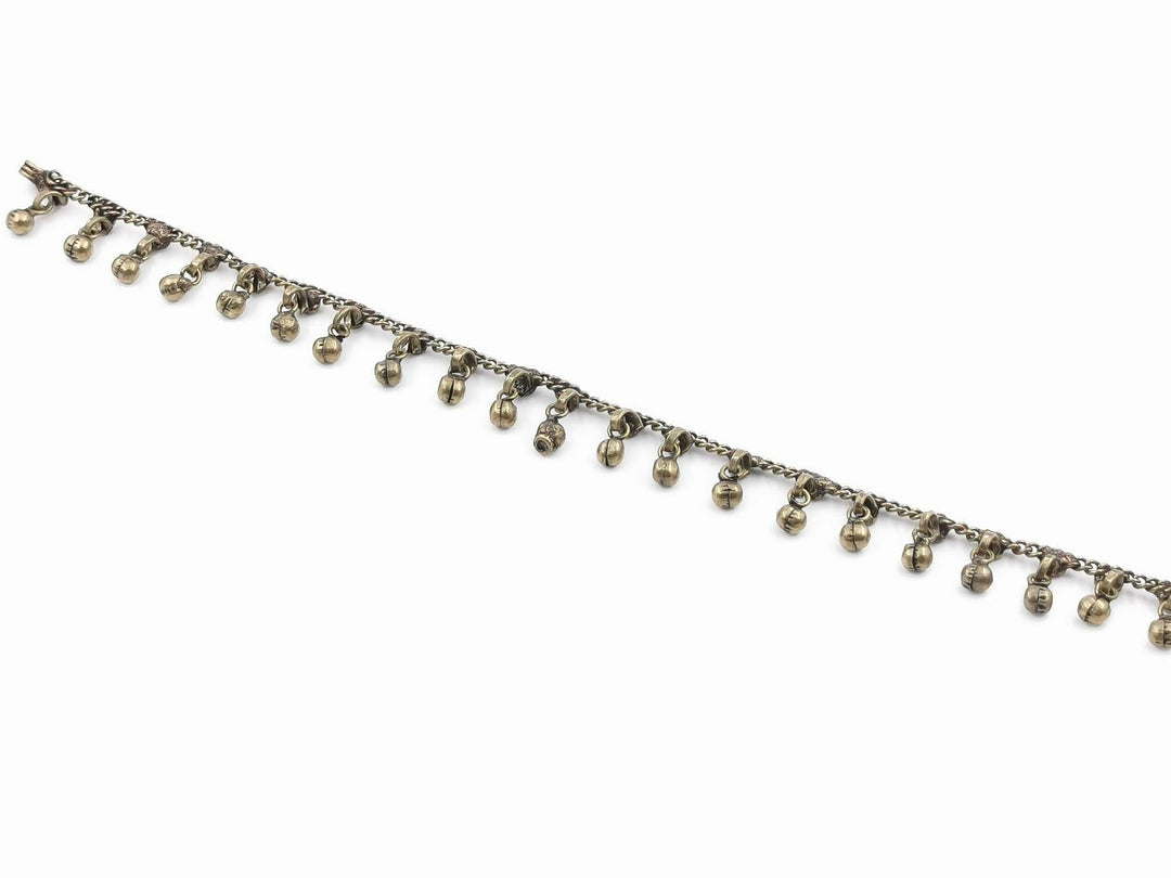 Brass Anklet with Bells