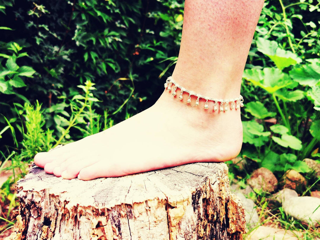 Brass Anklet with Bells