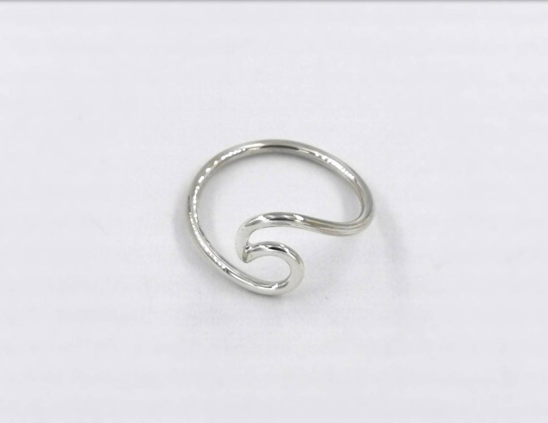 Classic Wave Ring 925 Silver