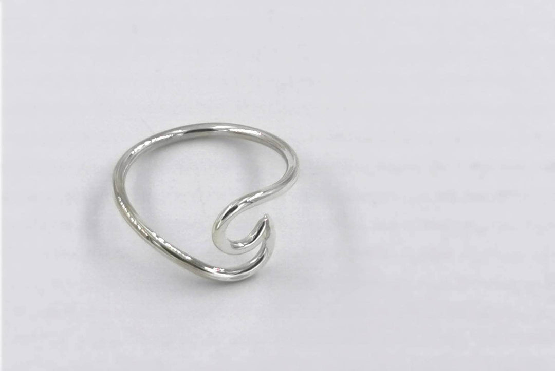 Classic Wave Ring 925 Silver