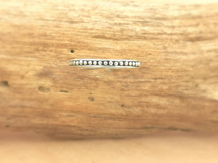 Stackable Ball Ring - 925 Silver