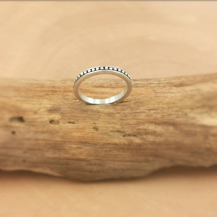 Stackable Ball Ring - 925 Silver