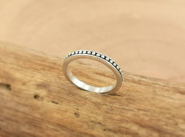 Stackable Ball Ring - 925 Silver