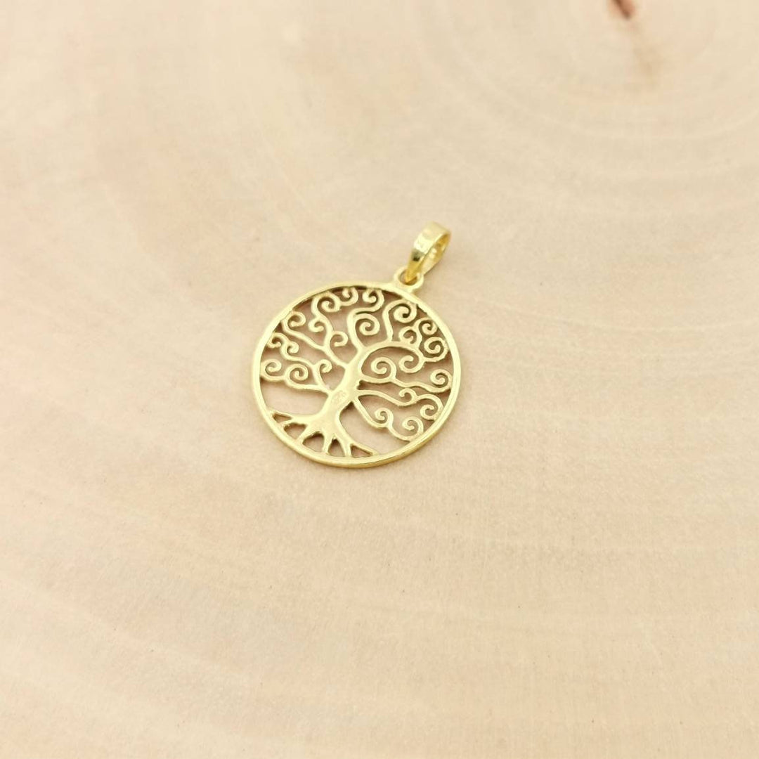 Tree of Life Pendant — 18k Gold Plated