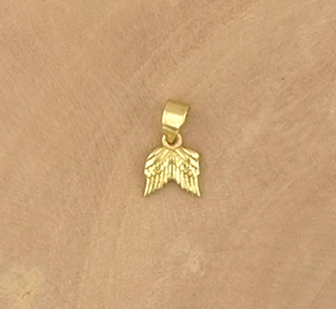 Gold Plated Angel Wing Charm