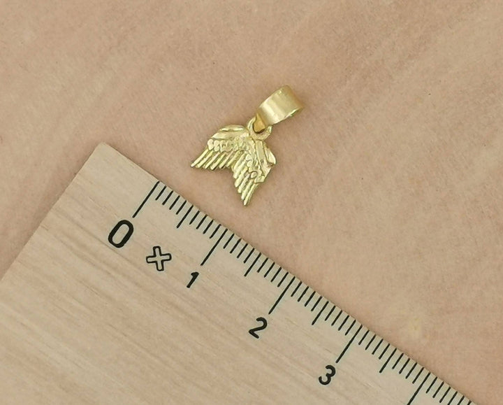 Gold Plated Angel Wing Charm