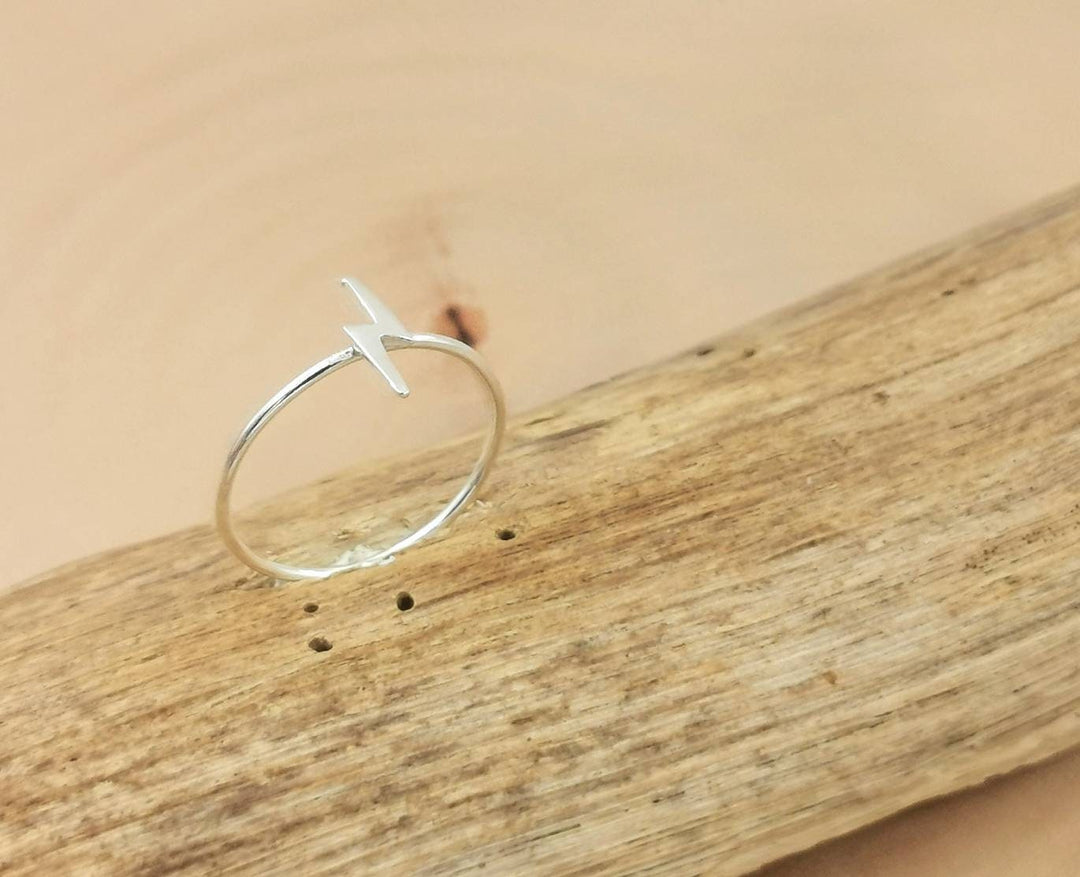 Lightning Bolt Ring 925 Silver