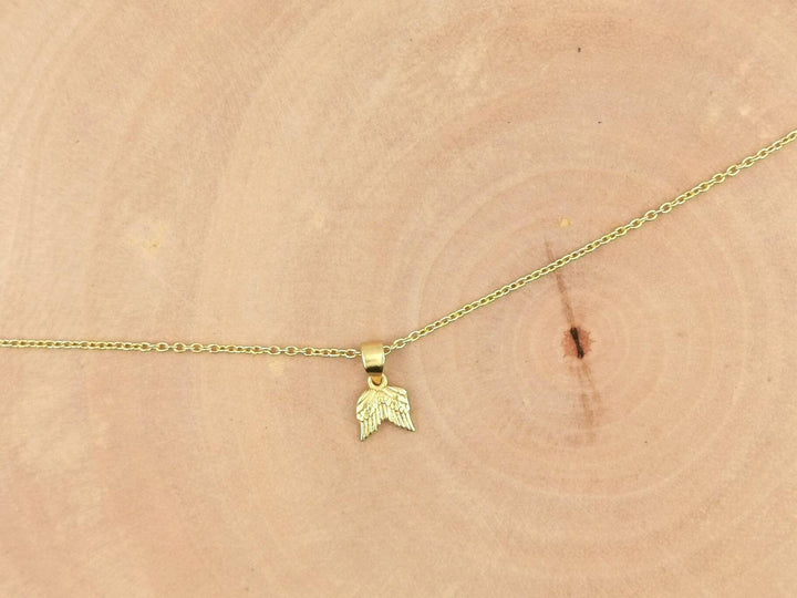 Gold Plated Angel Wing Charm