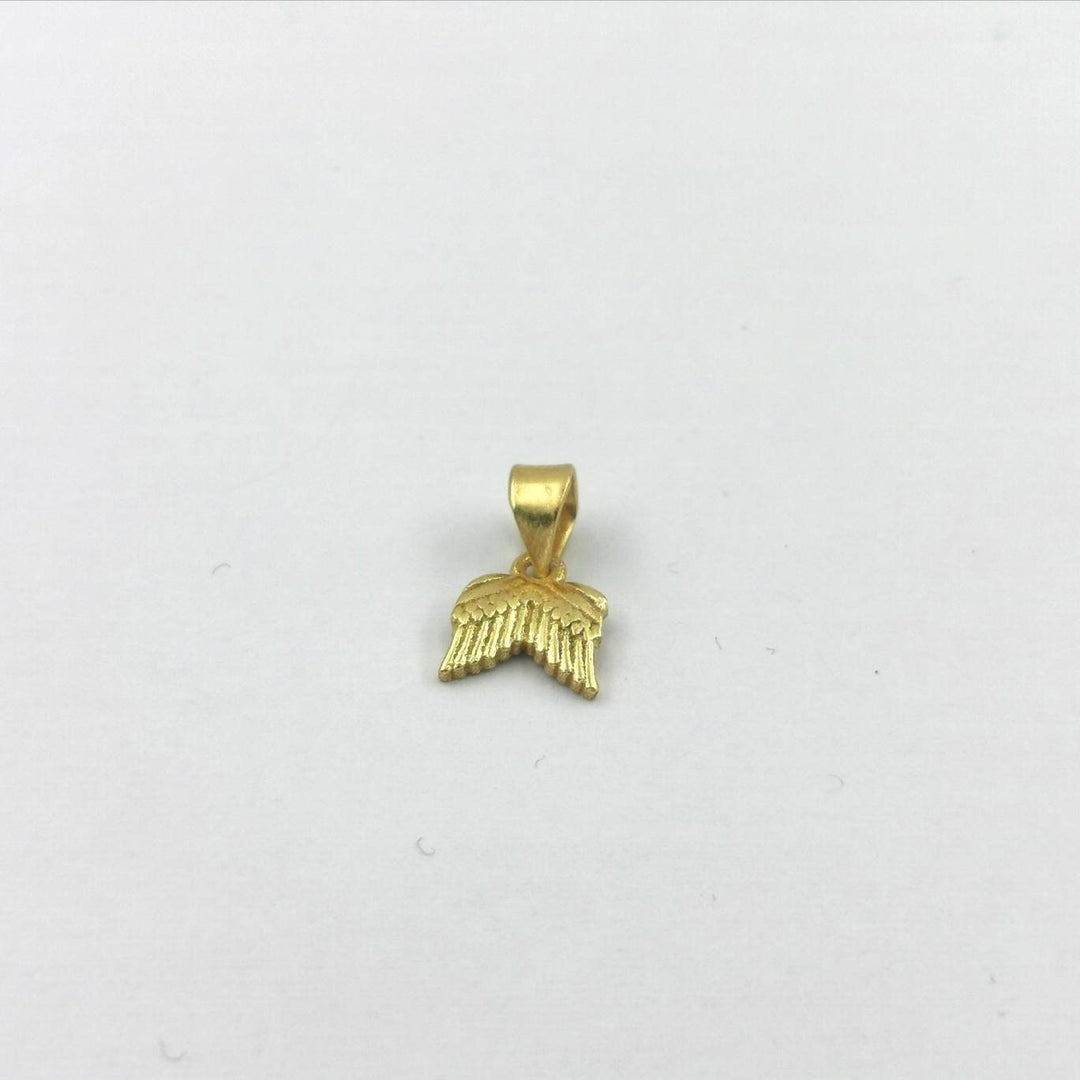 Gold Plated Angel Wing Charm