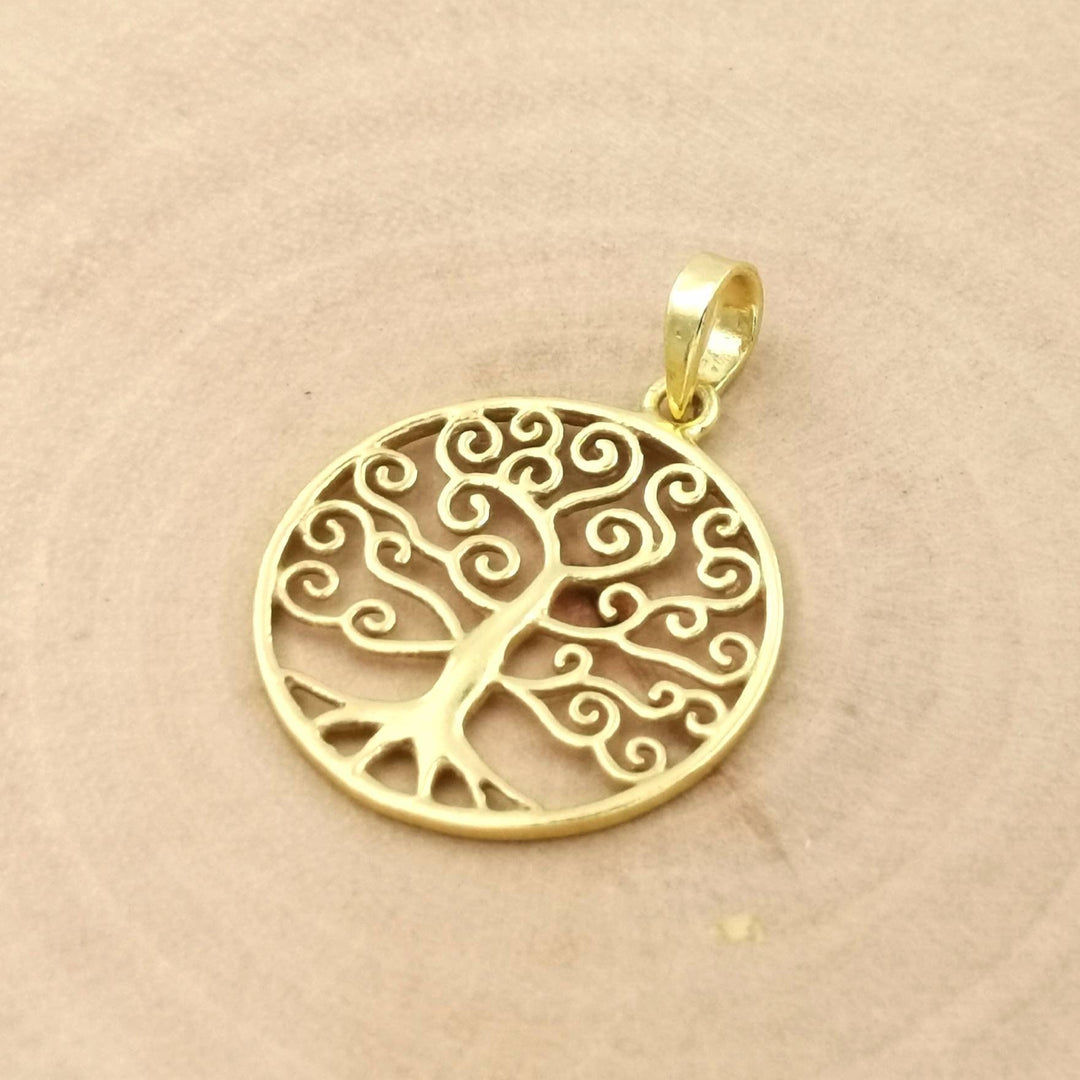 Tree of Life Pendant — 18k Gold Plated