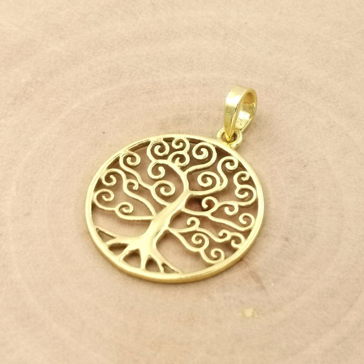 Tree of Life Pendant — 18k Gold Plated