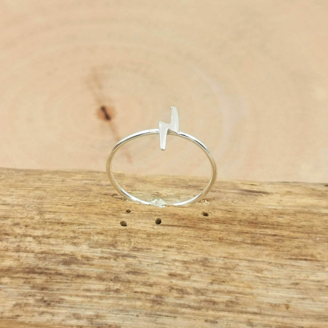 Lightning Bolt Ring 925 Silver