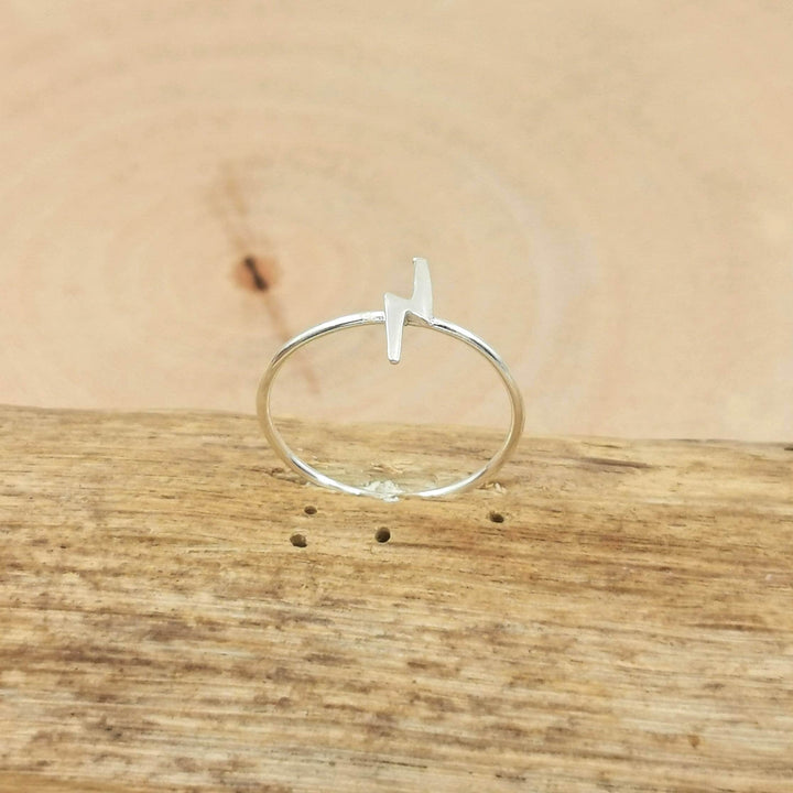 Lightning Bolt Ring 925 Silver