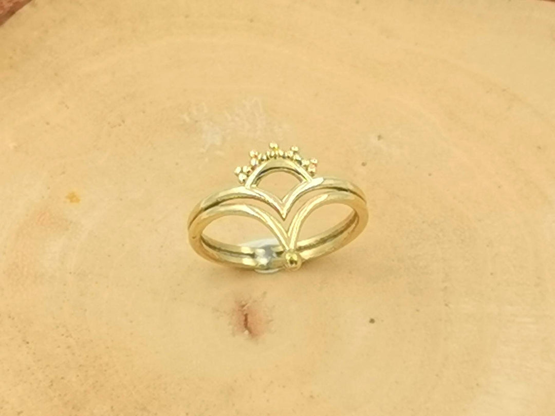 Boho Princess Ring - Brass