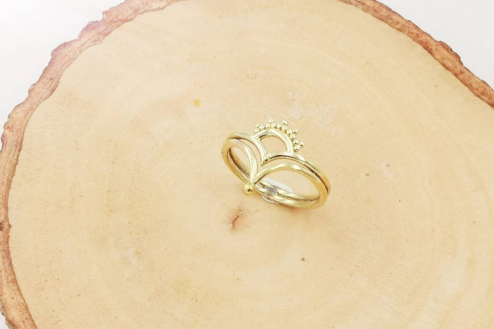 Boho Princess Ring - Brass