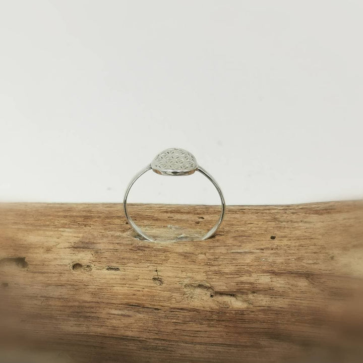 Flower of Life Ring — 925 Silver