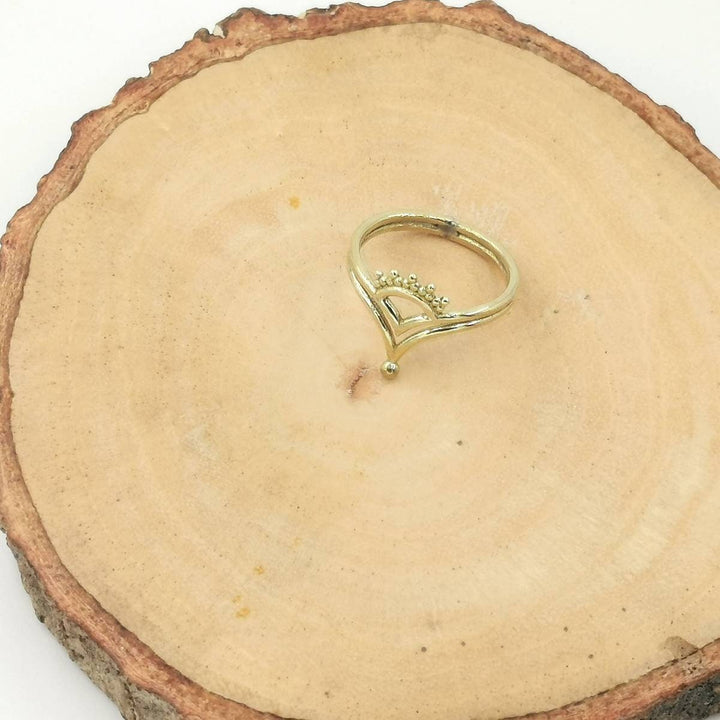 Boho Princess Ring - Brass