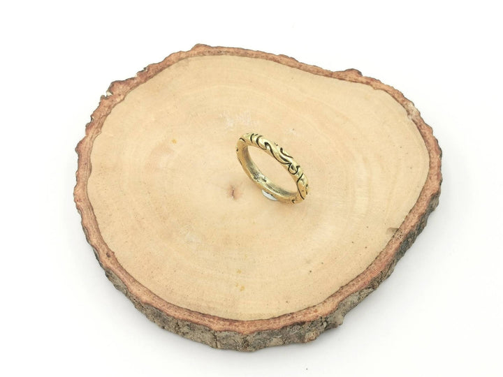 Golden Tribal Men Ring