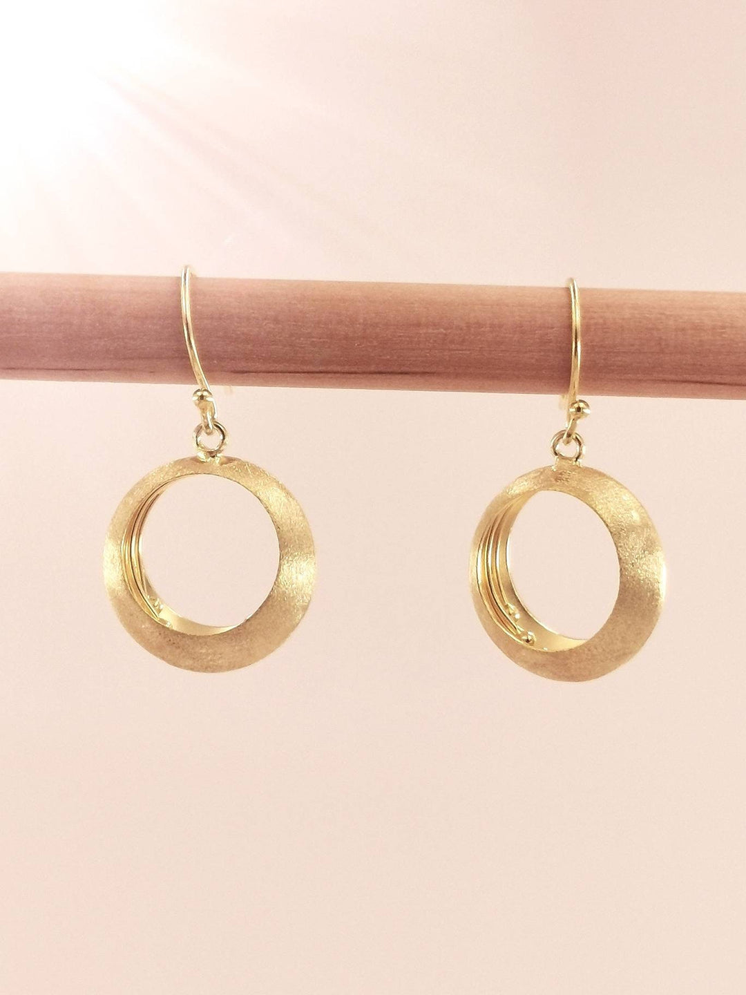 Flower Blossom 3D Earrings — 18k Gold Plated