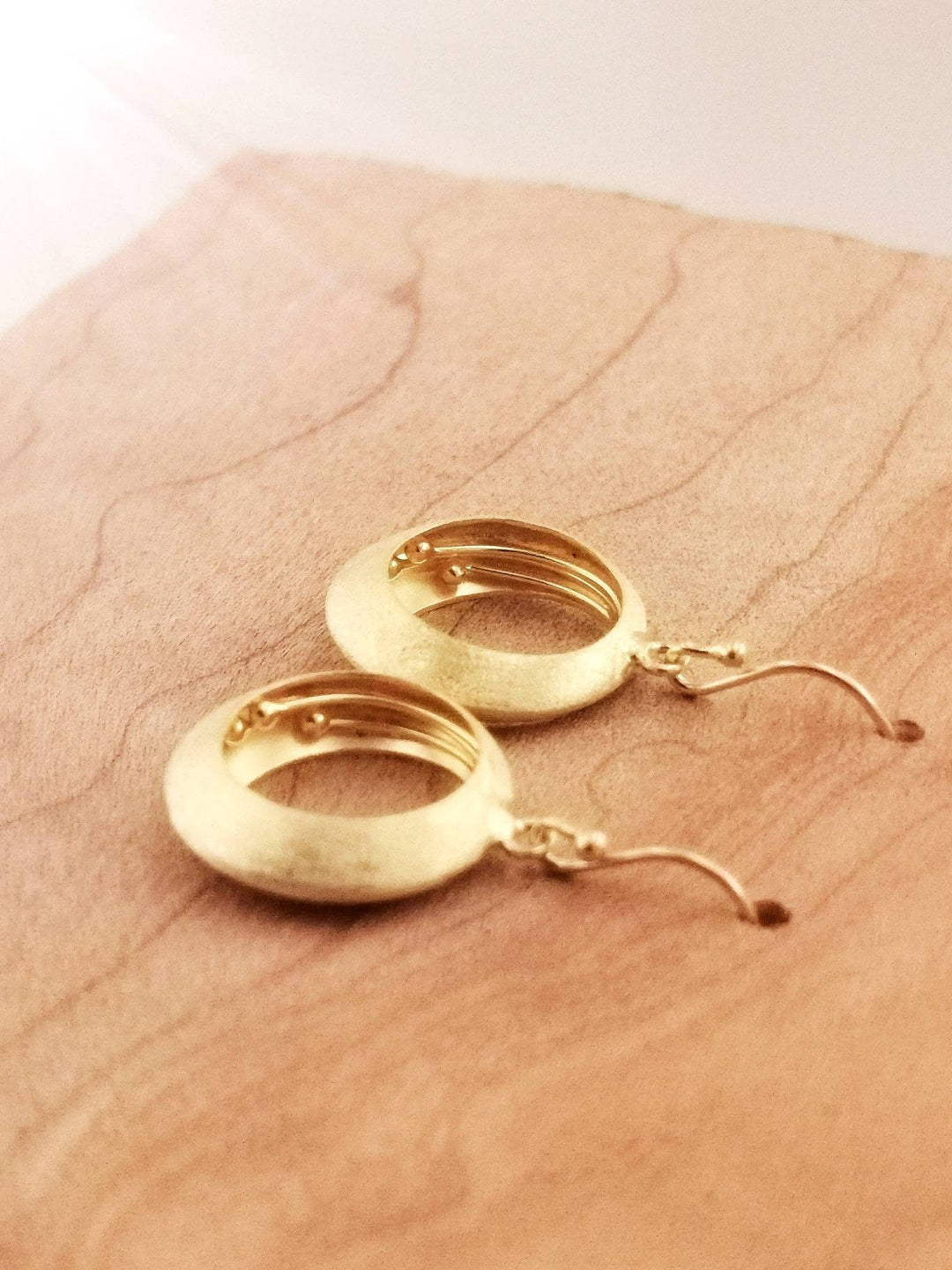 Flower Blossom 3D Earrings — 18k Gold Plated