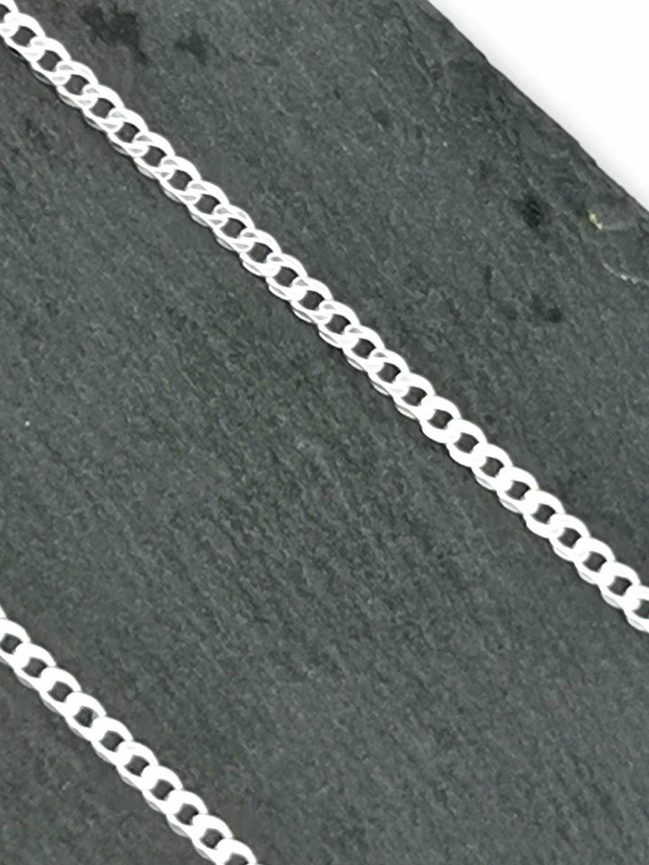 Sterling Silver Curb Chain 925 Silver (4mm)