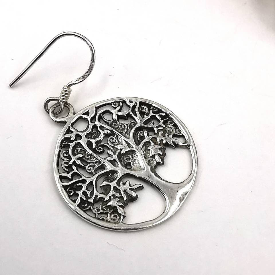 Tree of Life Earrings — 925 Silver