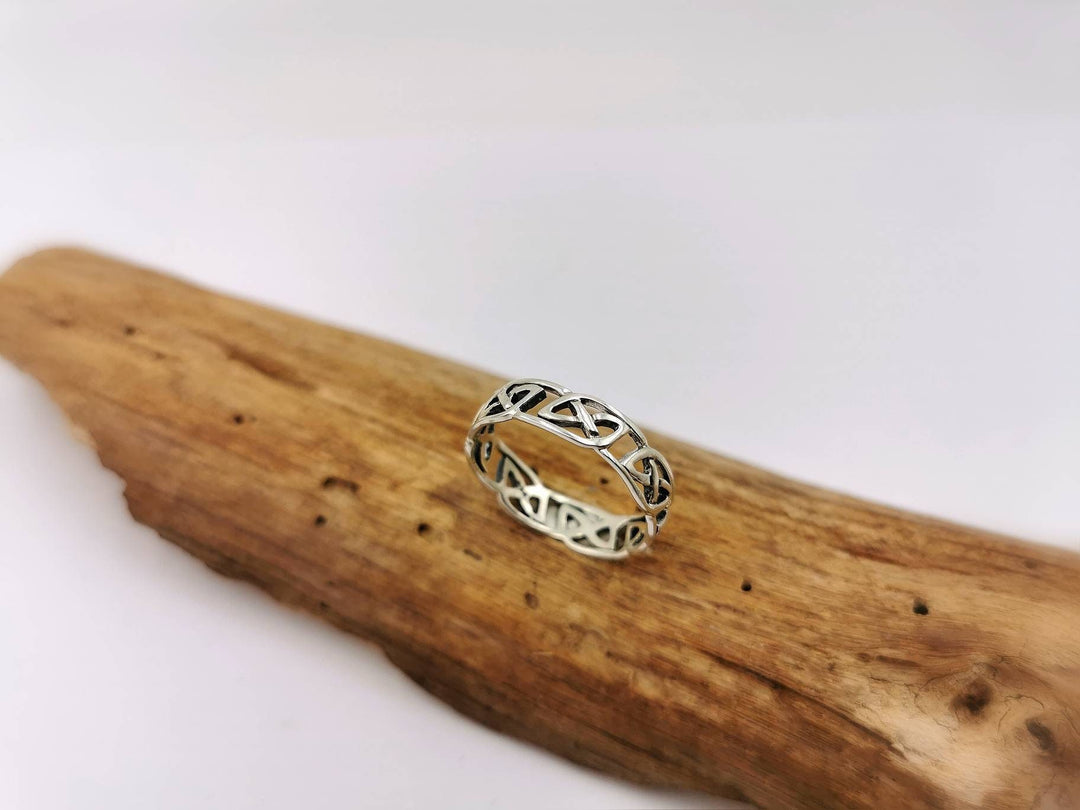 Celtic Pattern Ring — 925 Silver