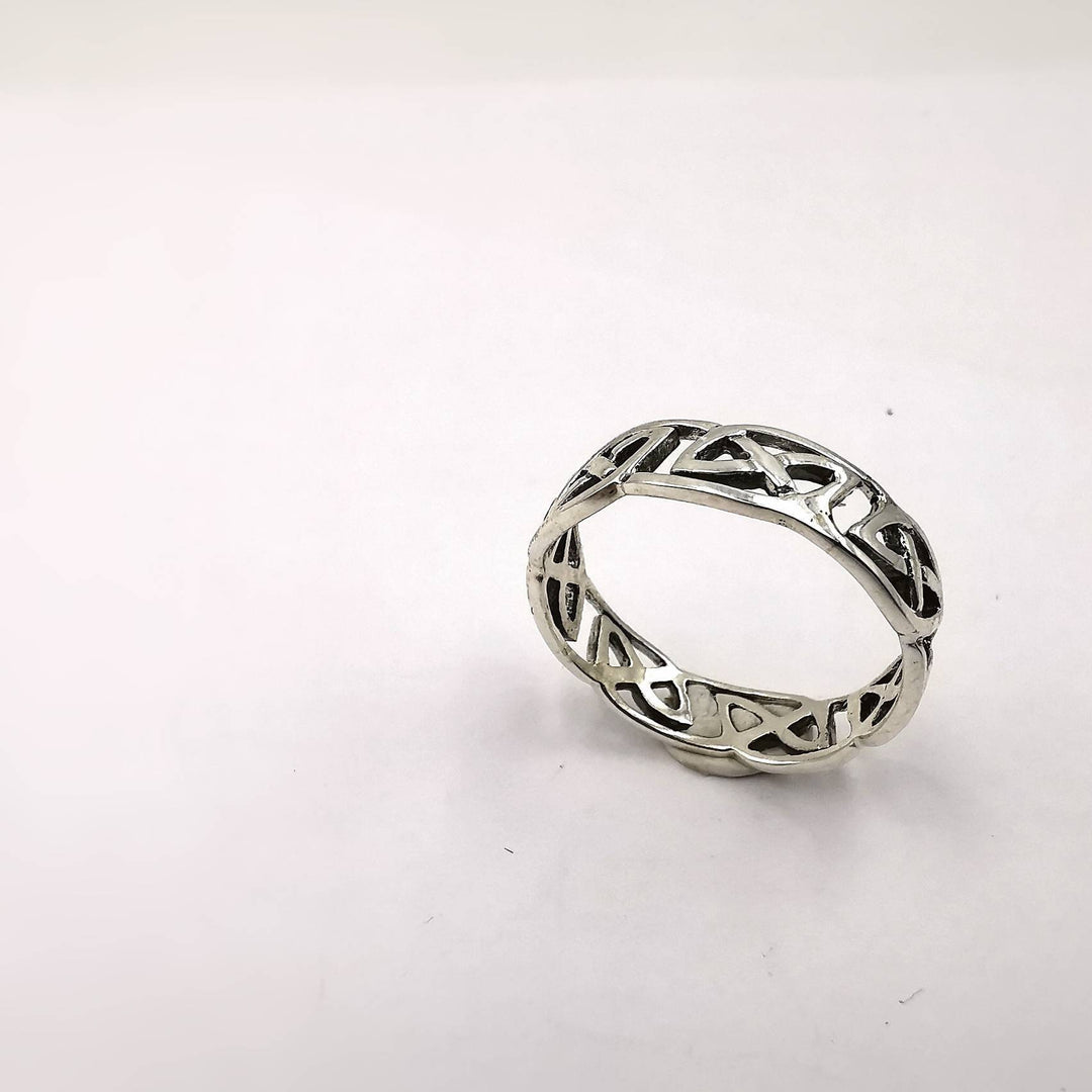 Celtic Pattern Ring — 925 Silver