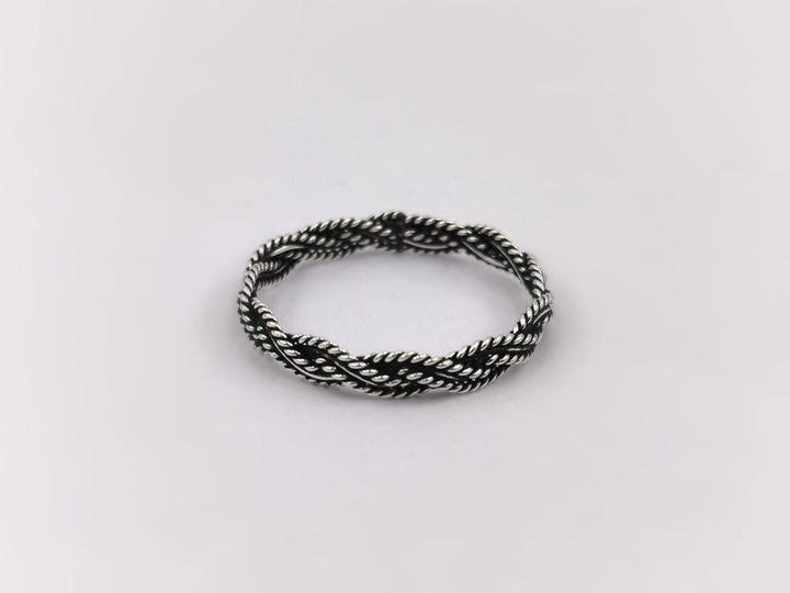 Celtic Braided Unisex Ring 925 Silver