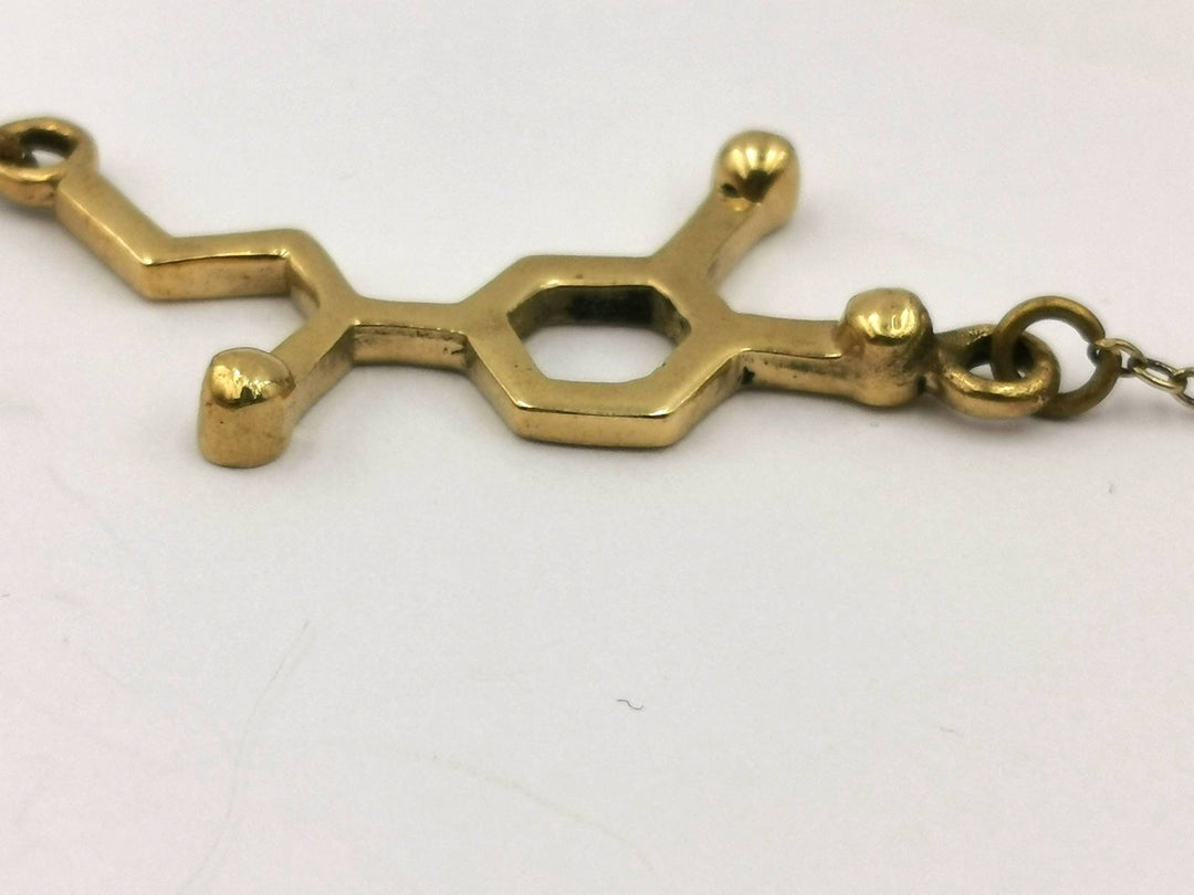 Adrenaline Molecule Necklace — 925 Silver