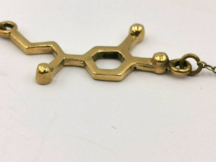 Adrenaline Molecule Necklace — 925 Silver