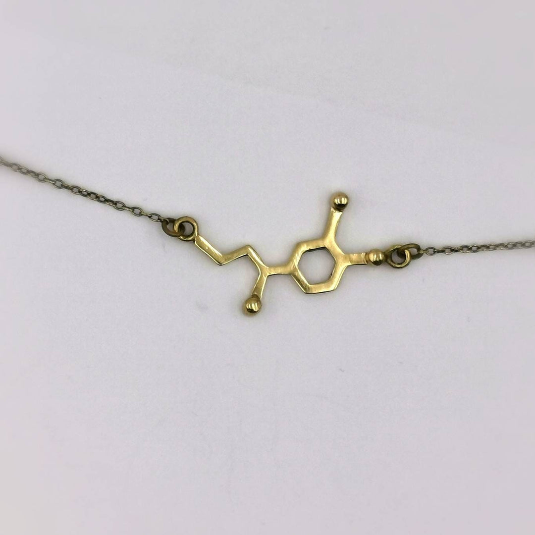 Adrenaline Molecule Necklace — 925 Silver