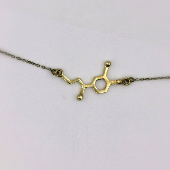 Adrenaline Molecule Necklace — 925 Silver