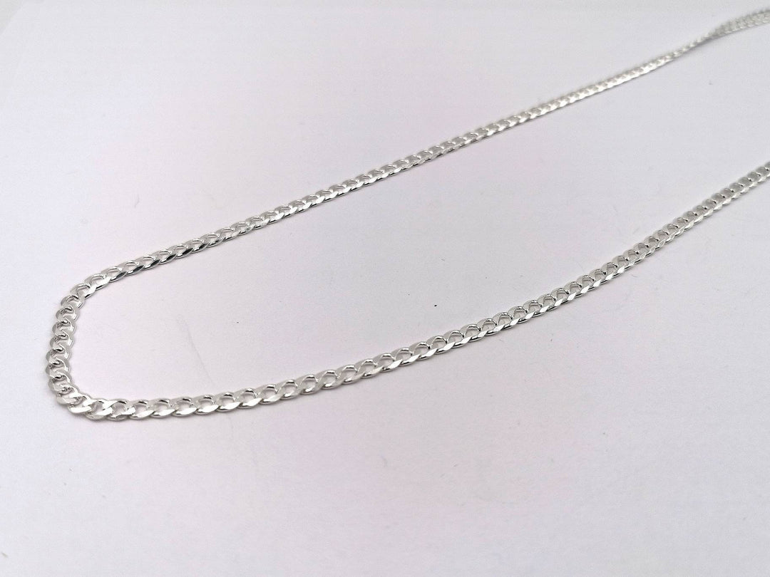 Sterling Silver Curb Chain 925 Silver (4mm)