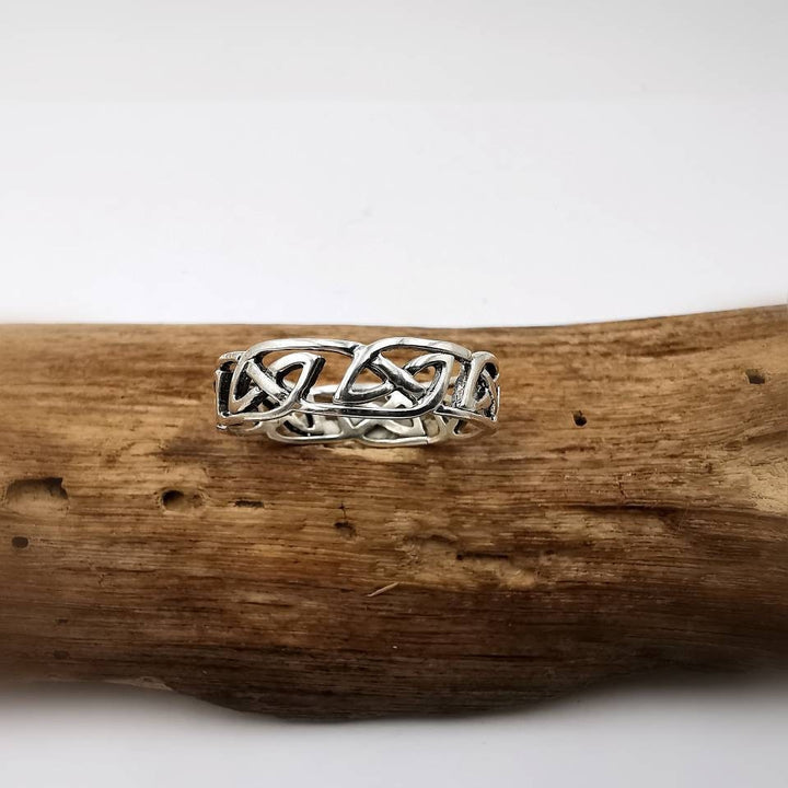 Celtic Pattern Ring — 925 Silver