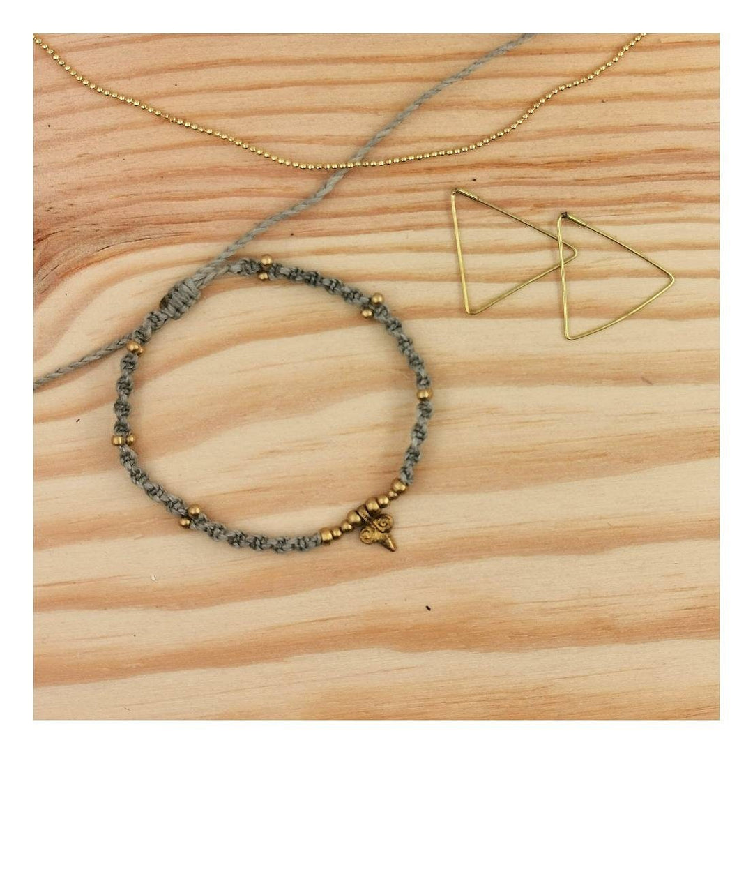 Macramé Anklet with Minimal with Beads, Adjustable Anklet Available in 10 Colours