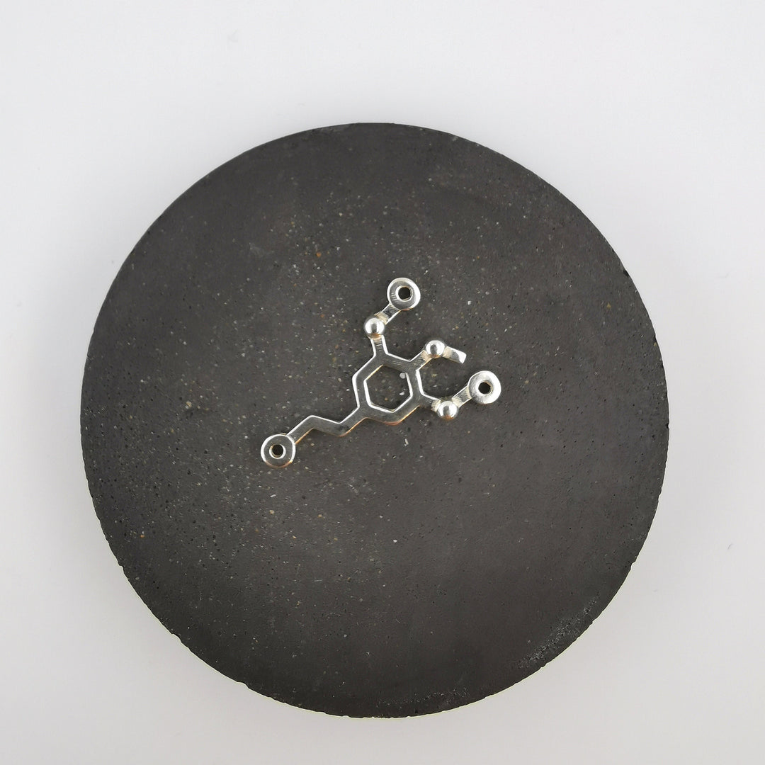 Mescaline Molecule Necklace — 925 Silver