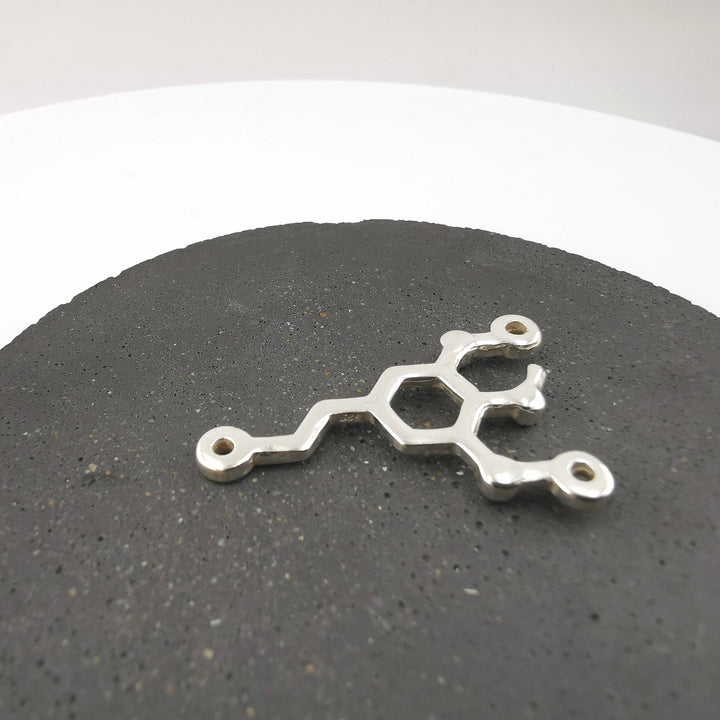 Mescaline Molecule Necklace — 925 Silver