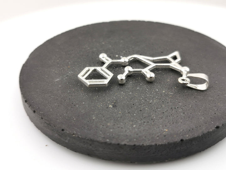 Cocaine Molecule Necklace — 925 Silver