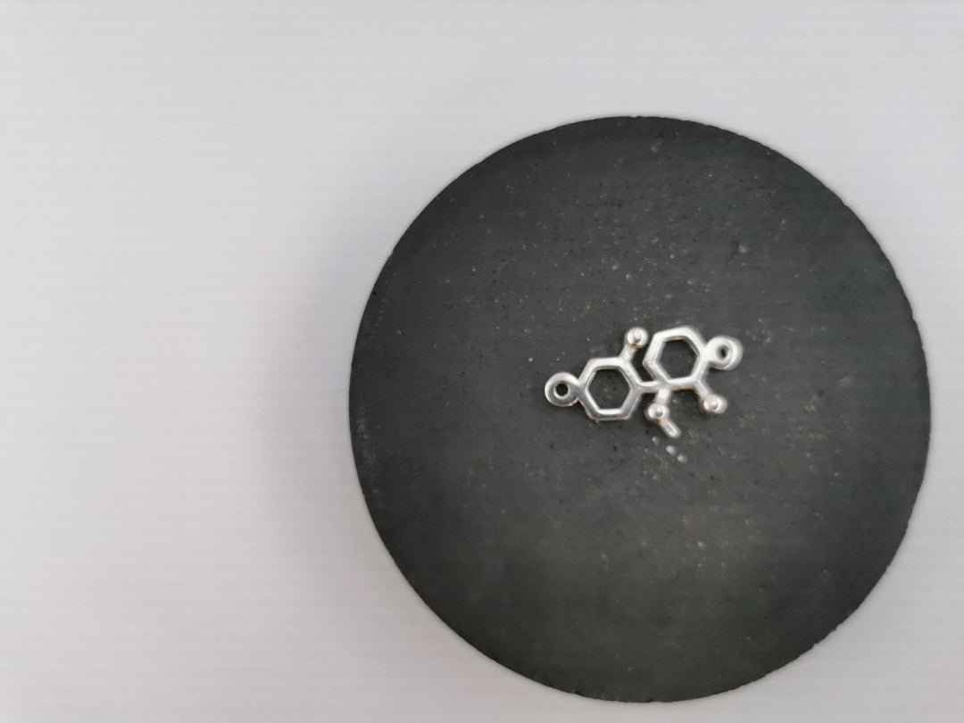 Ketamine Molecule Necklace — 925 Silver
