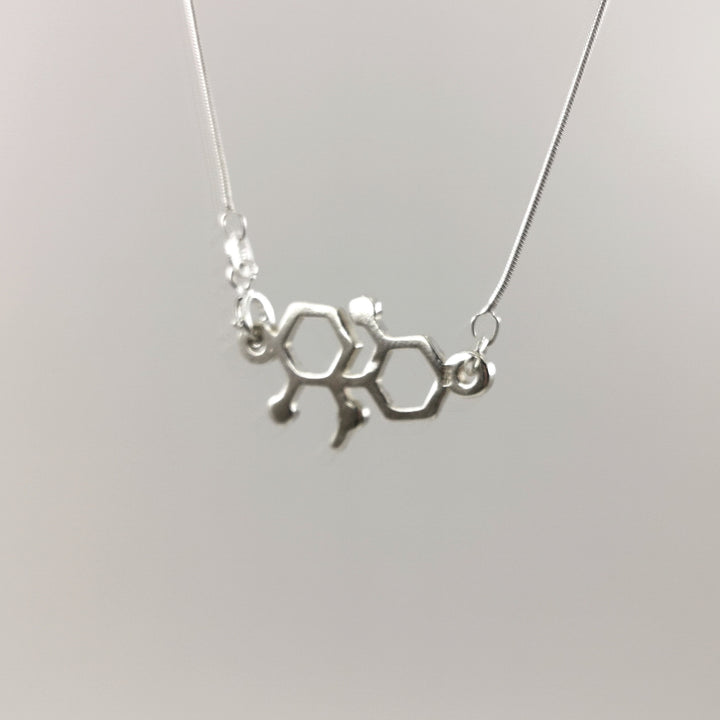 Ketamine Molecule Necklace — 925 Silver