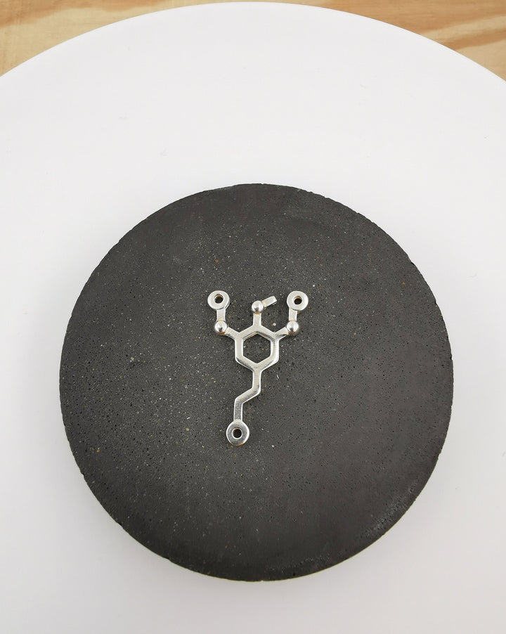 Mescaline Molecule Necklace — 925 Silver