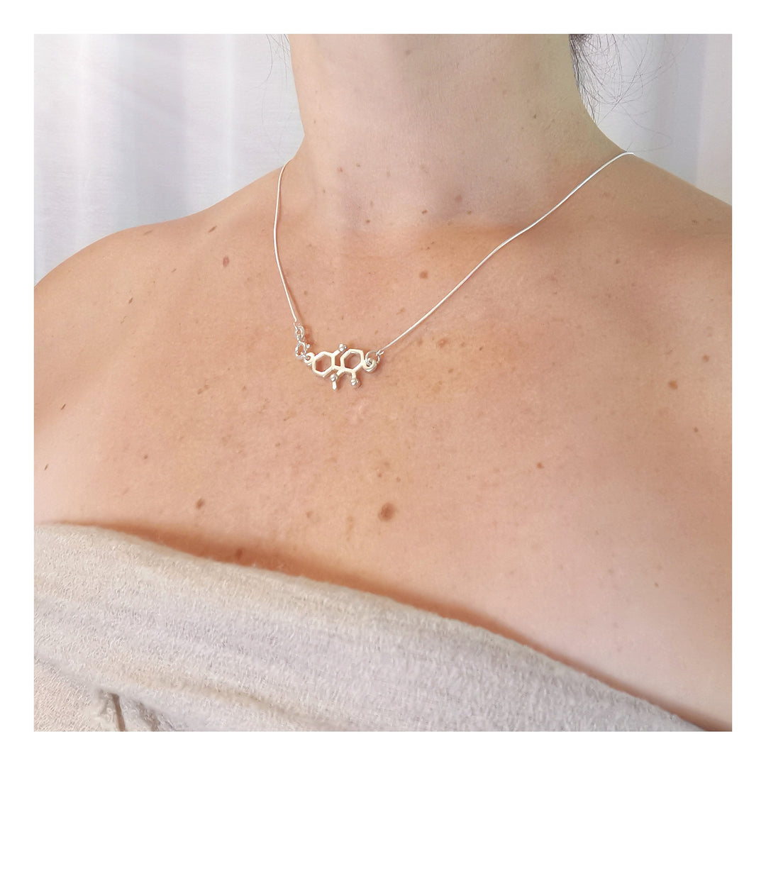 Ketamine Molecule Necklace — 925 Silver