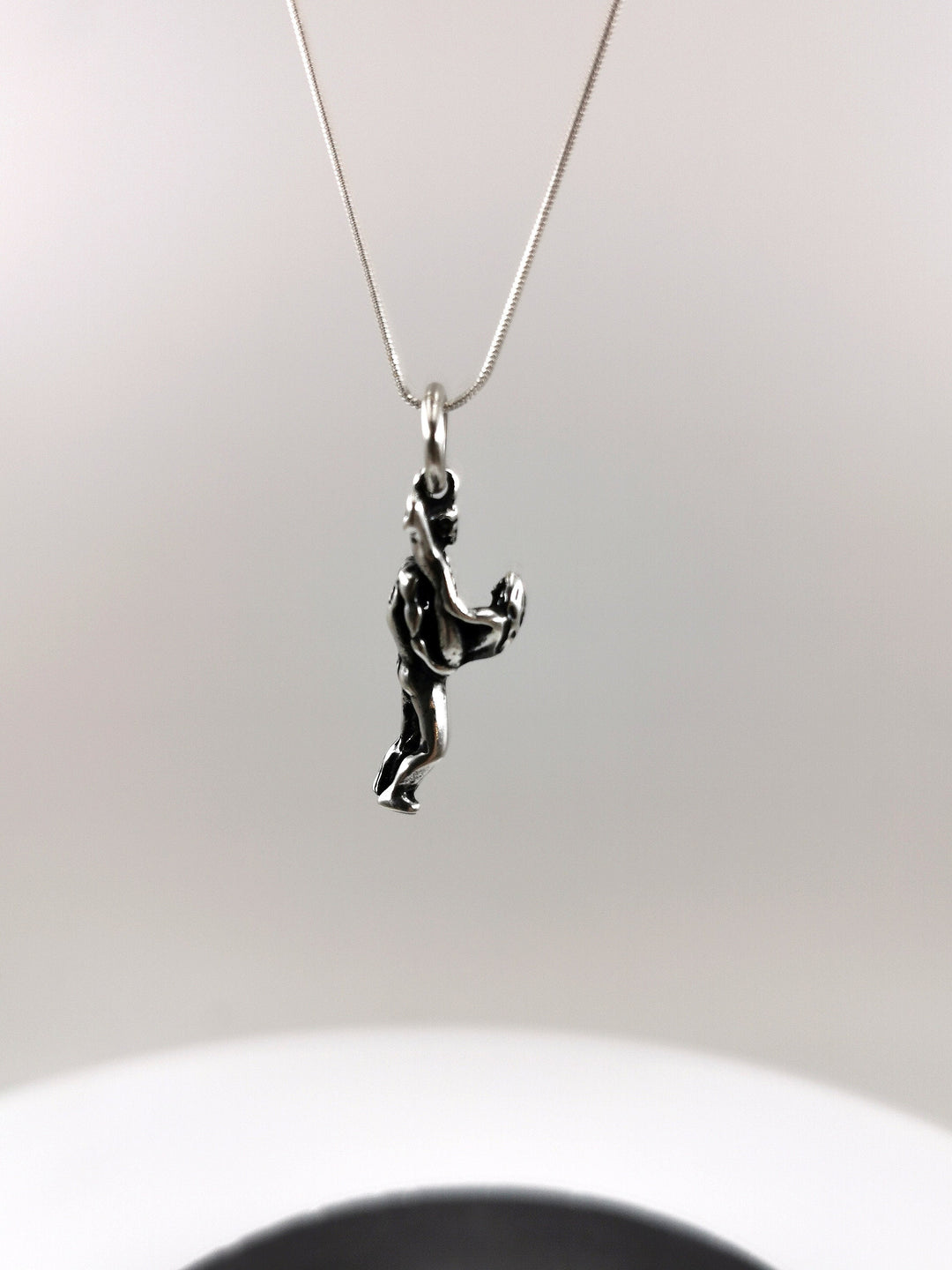Tantra Pendant, Kamasutra Pendant, Butterfly Sex Position Necklace — 925 Silver