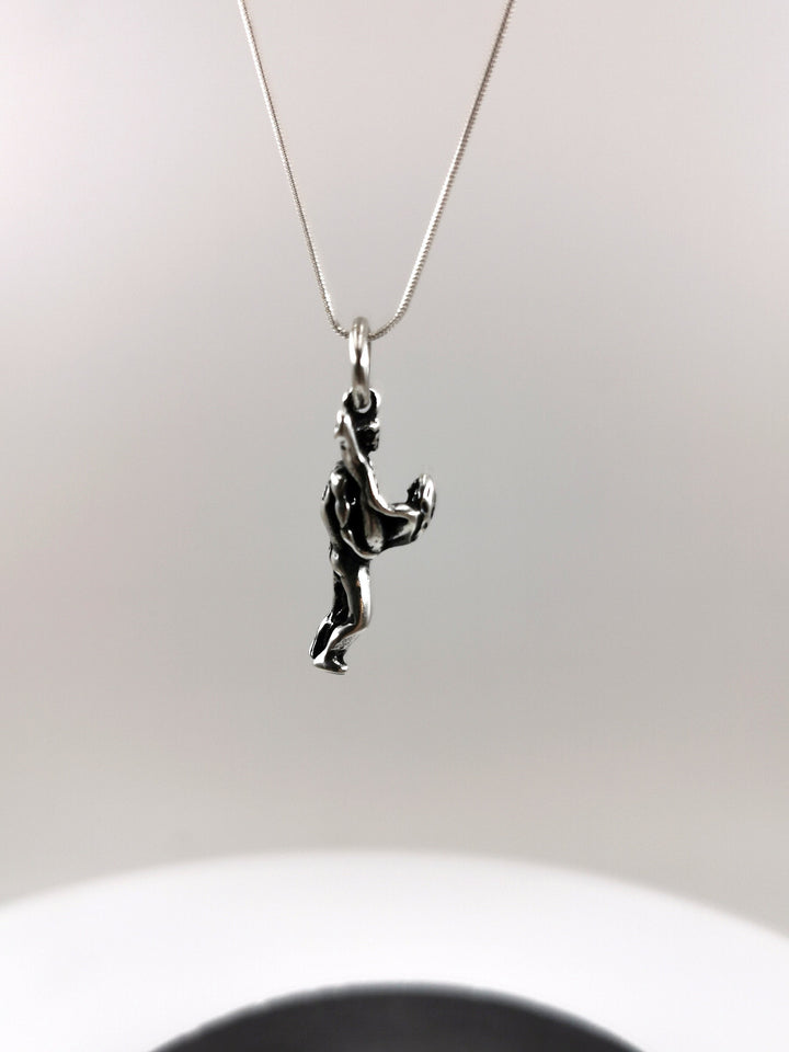 Tantra Pendant, Kamasutra Pendant, Butterfly Sex Position Necklace — 925 Silver