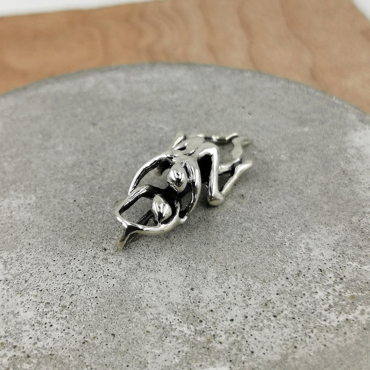 Tantra Pendant, Kamasutra Pendant Cowgirl — 925 Silver
